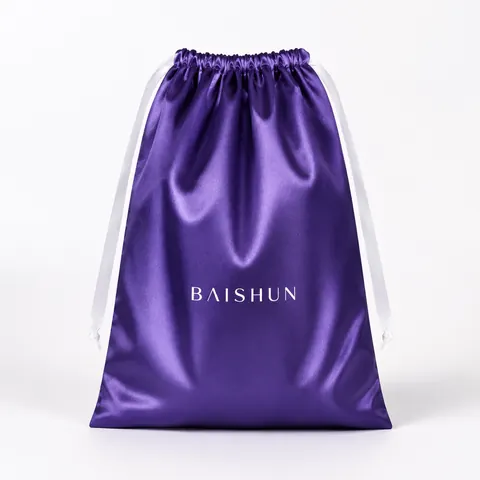Satin-Look Drawstring Pouch — product gallery view
