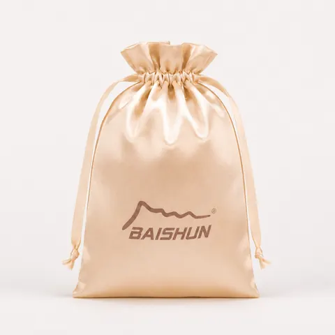 Satin-Look Drawstring Pouch