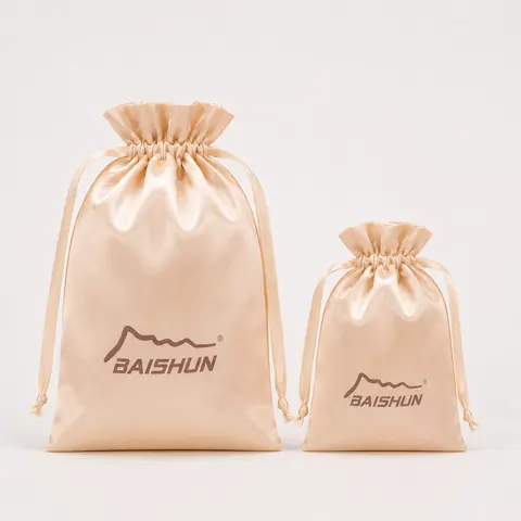 Satin-Look Drawstring Pouch — product gallery view