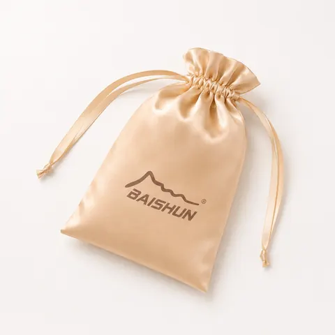 Satin-Look Drawstring Pouch — product gallery view