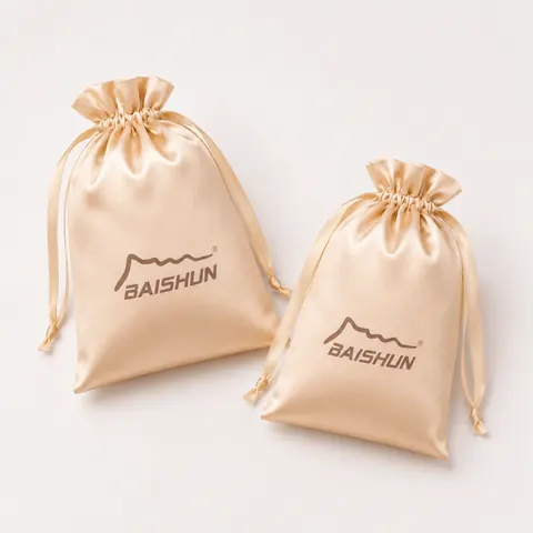Satin-Look Drawstring Pouch — product gallery view