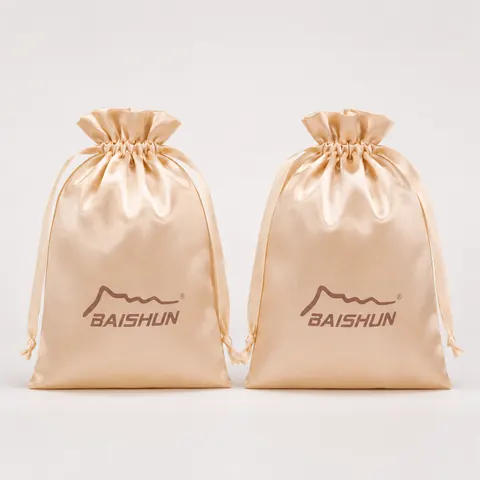 Satin-Look Drawstring Pouch — product gallery view