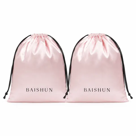 Satin-Look Drawstring Pouch — product gallery view