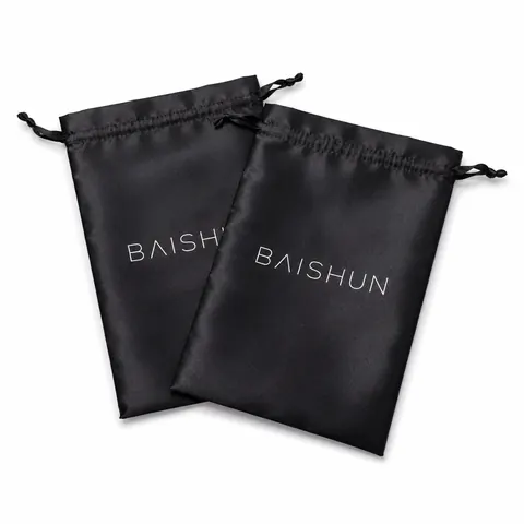 Satin-Look Drawstring Pouch — product gallery view