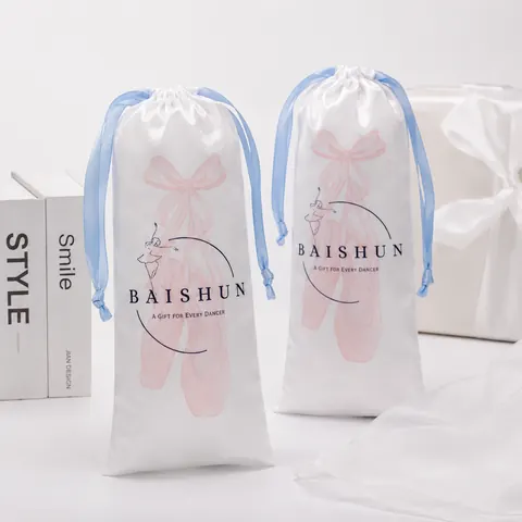 Satin-Look Drawstring Pouch — product gallery view