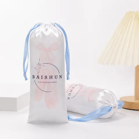 Satin-Look Drawstring Pouch — product gallery view