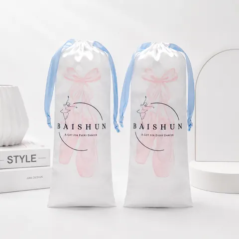 Satin-Look Drawstring Pouch — product gallery view