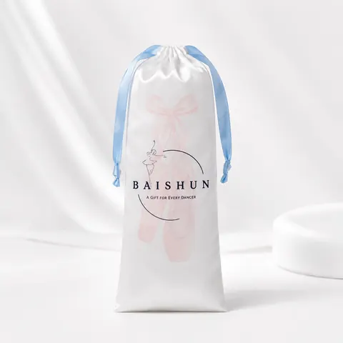Satin-Look Drawstring Pouch — product gallery view