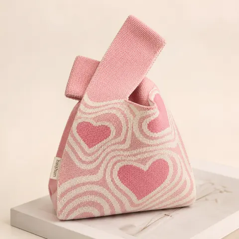 Patterned Knot Handle Bag — product gallery view