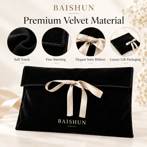 Custom Velvet Ribbon Gift Pouch — product view 4