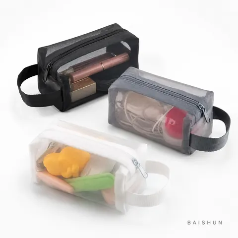 Clear Handle Zipper Organizer — product gallery view