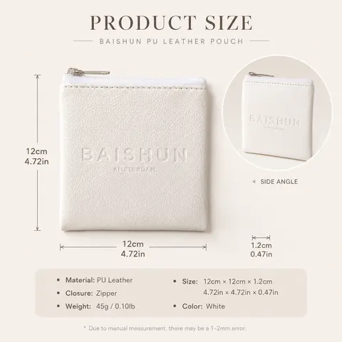 Light Quilted Zipper Pouch — product gallery view