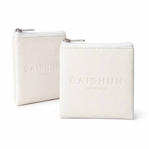 Light Quilted Zipper Pouch — product gallery view