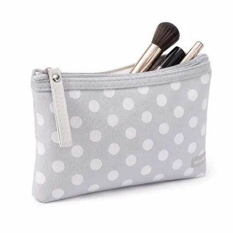 Assorted Flat Canvas Zipper Pouch — product gallery view