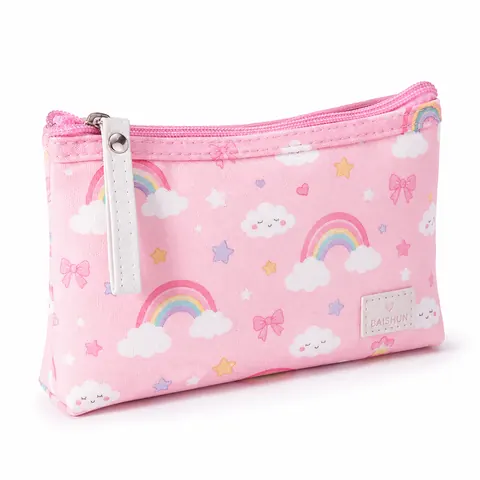 Assorted Flat Canvas Zipper Pouch — product gallery view