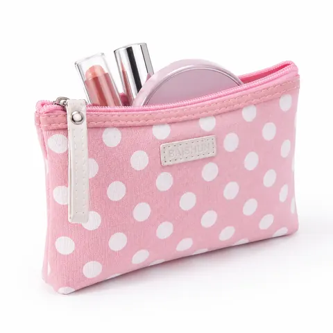 Assorted Flat Canvas Zipper Pouch — product gallery view
