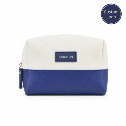Color-Block Travel Cosmetic Bag — product gallery view