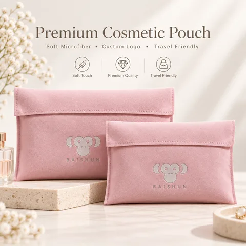 Custom Zipper Cosmetic Pouch — product view 4
